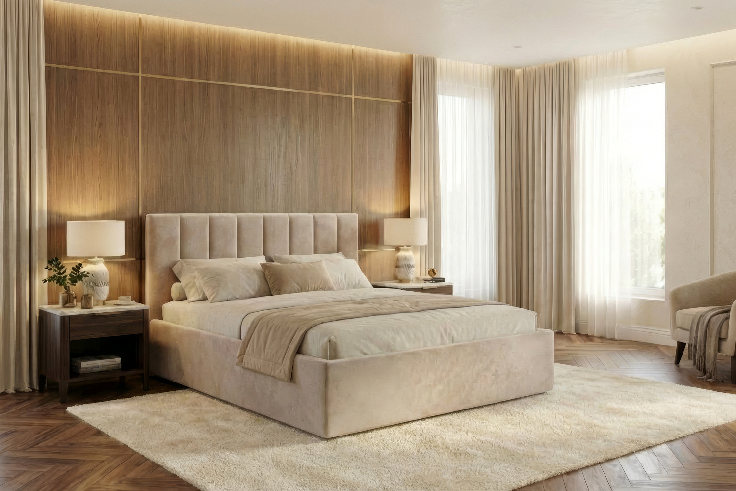 Двуспальные кровати - изображение №4 "Кровать Агата 160х200"  на www.Angstrem-mebel.ru